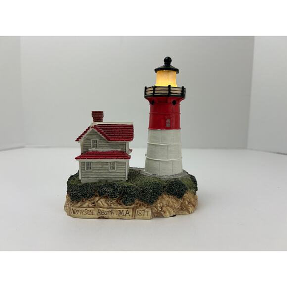Impulse Giftware Nauset Beach MA 1877 Lighted Lighthouse Figurine 1994 #688/5000 - Picture 1 of 12